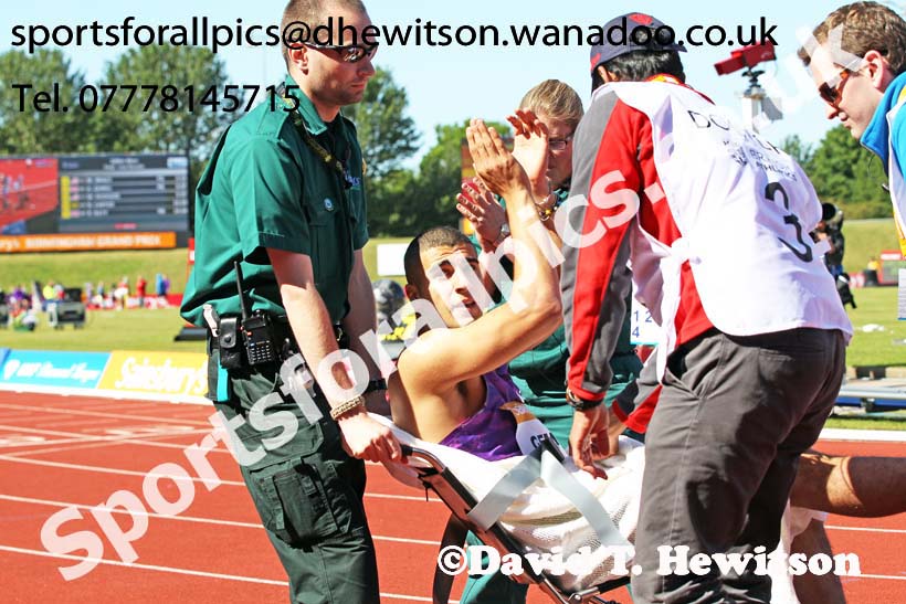 Mens 100 metres final, IAAF Diamond League, Birmingham. Photo: David T. Hewitson/Sports for All Pics